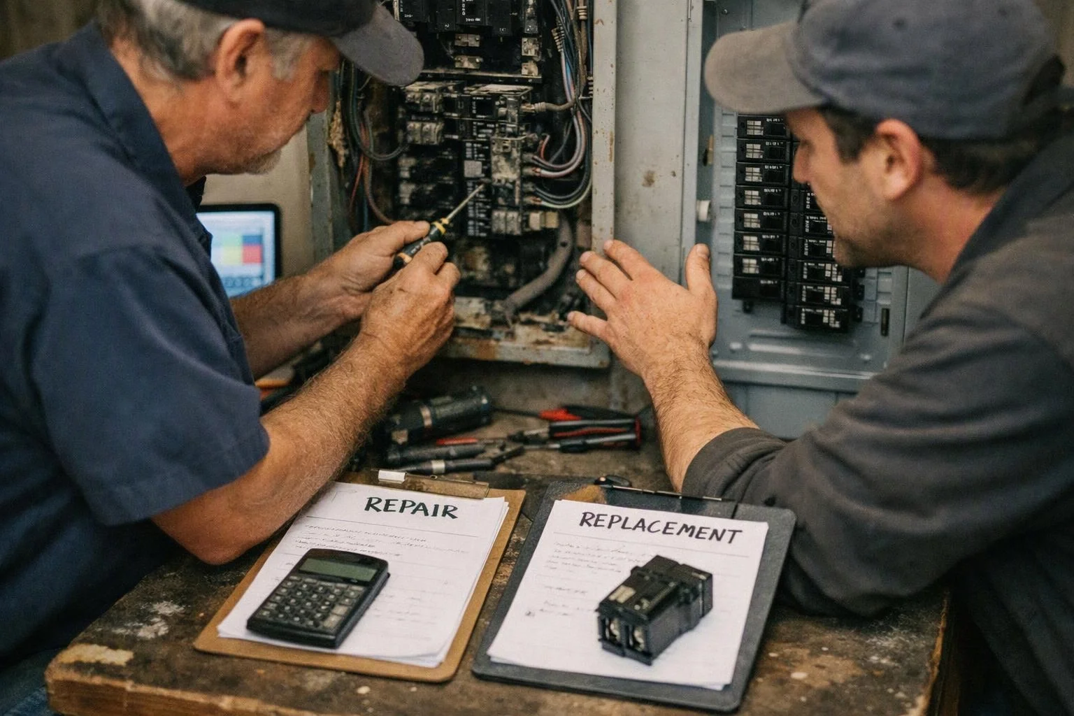 Repair vs Full Replacement for 24 Hour Electrician: Cost, Lifespan & Best Fit in Indianapolis