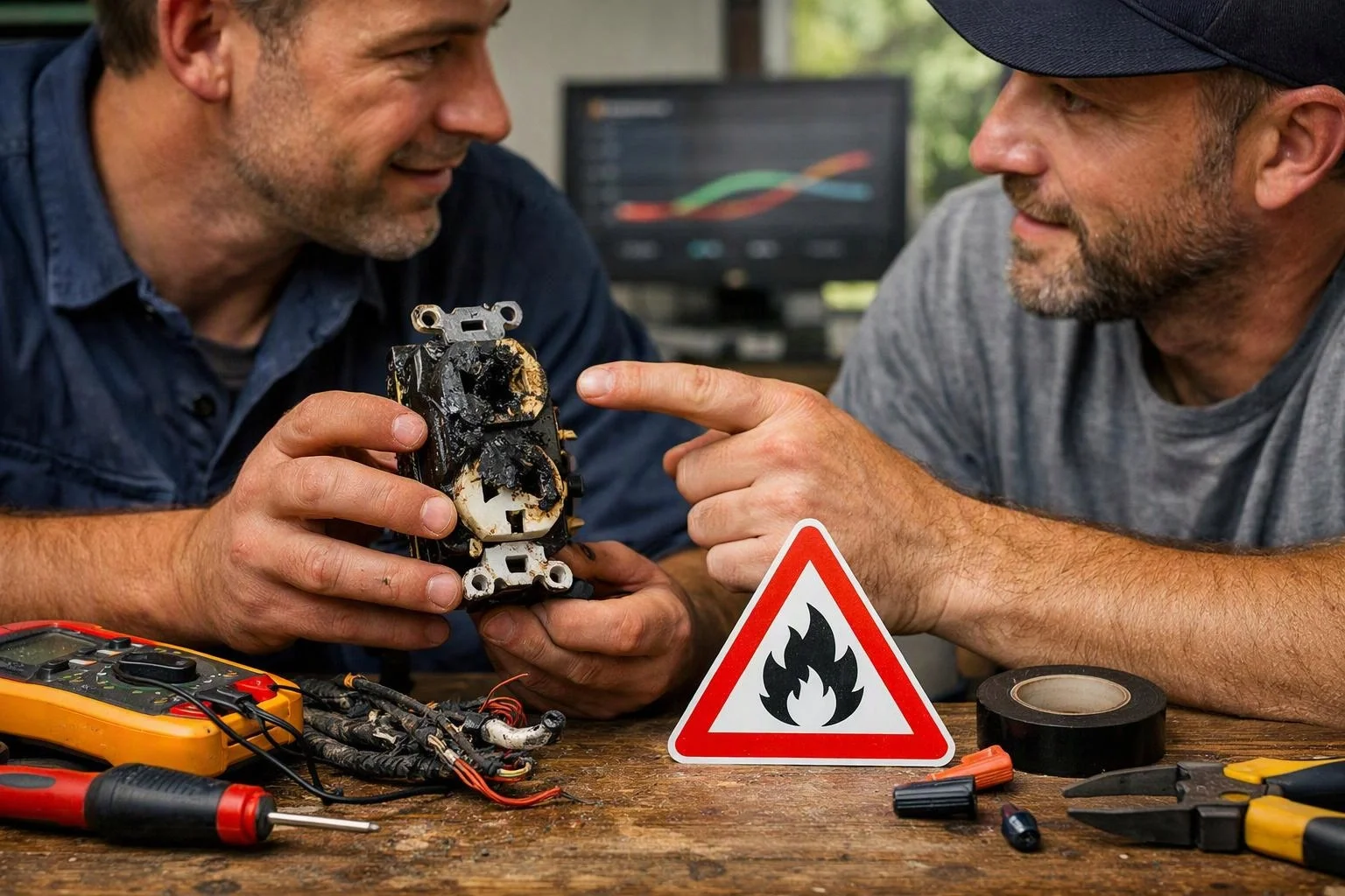 Electrical Fire Warning Signs That Need Urgent Attention