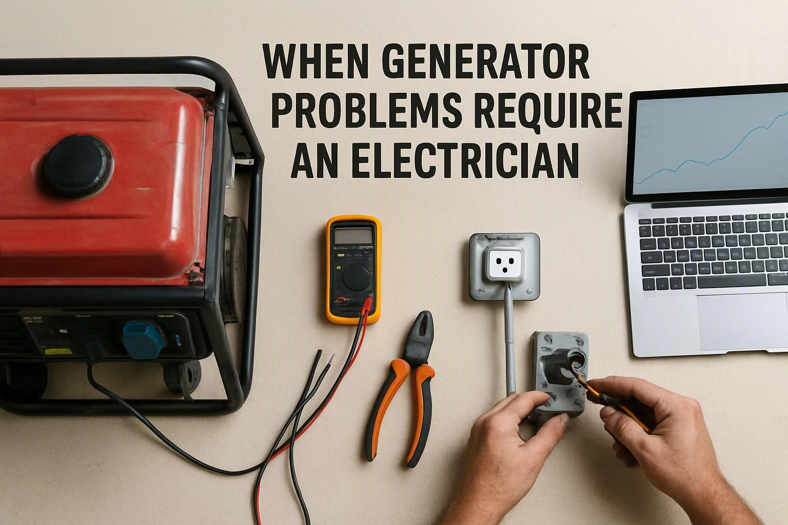 When Generator Problems Require an Electrician